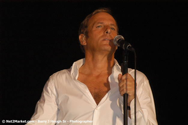 Michael Bolton - Air Jamaica Jazz & Blues Festival 2007 - The Art of Music -  Thursday, January 25th - 10th Anniversary - Air Jamaica Jazz & Blues Festival 2007 - The Art of Music - Tuesday, January 23 - Saturday, January 27, 2007, The Aqueduct on Rose Hall, Montego Bay, Jamaica - Negril Travel Guide, Negril Jamaica WI - http://www.negriltravelguide.com - info@negriltravelguide.com...!