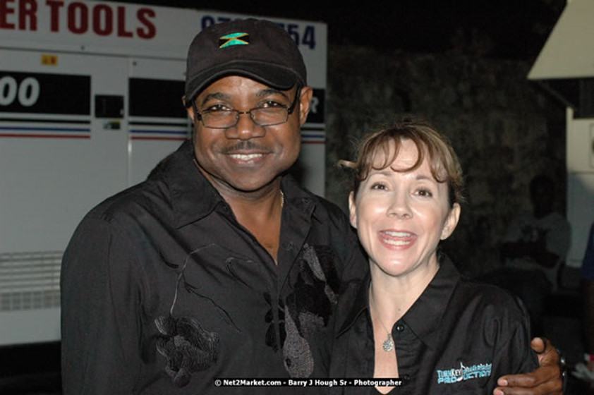 The Hon. Orette Bruce Goldwin, M.P., Prime Minister of Jamaica, Minister of Tourism, Hon. Edmund Bartlett, and Director of Tourism, Basil Smith at the Air Jamaica Jazz and Blues Festival 2008 The Art of Music - Thrusday, January 24, 2008 - Air Jamaica Jazz & Blues 2008 The Art of Music venue at the Aqaueduct on Rose Hall Resort & Counrty Club, Montego Bay, St. James, Jamaica W.I. - Thursday, January 24 - Saturday, January 26, 2008 - Photographs by Net2Market.com - Claudine Housen & Barry J. Hough Sr, Photographers - Negril Travel Guide, Negril Jamaica WI - http://www.negriltravelguide.com - info@negriltravelguide.com...!