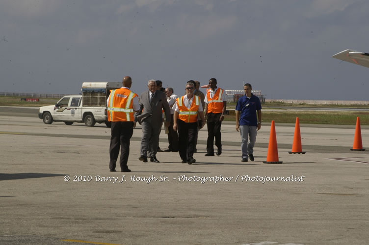 Jamaica Air Shuttle Launch @ MBJ Airports Limited, Wednesday, January 20, 2010, Sangster International Airport, Montego Bay, St. James, Jamaica W.I. - Photographs by Net2Market.com - Barry J. Hough Sr, Photographer/Photojournalist - The Negril Travel Guide - Negril's and Jamaica's Number One Concert Photography Web Site with over 40,000 Jamaican Concert photographs Published -  Negril Travel Guide, Negril Jamaica WI - http://www.negriltravelguide.com - info@negriltravelguide.com...!