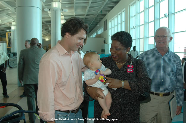 Minister of Tourism, Hon. Edmund Bartlett - Director of Tourism, Basil Smith, and Mayor of Montego Bay, Councillor Charles Sinclair Launch of Winter Tourism Season at Sangster International Airport, Saturday, December 15, 2007 - Sangster International Airport - MBJ Airports Limited, Montego Bay, Jamaica W.I. - Photographs by Net2Market.com - Barry J. Hough Sr, Photographer - Negril Travel Guide, Negril Jamaica WI - http://www.negriltravelguide.com - info@negriltravelguide.com...!