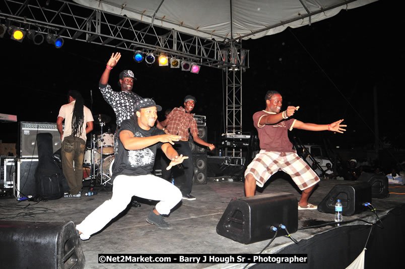 Lucea Cross the Harbour @ Lucea Car Park - All Day Event - Cross the Harbour Swim, Boat Rides, and Entertainment for the Family - Concert Featuring: Bushman, George Nooksl, Little Hero, Bushi One String, Dog Rice and many local Artists - Friday, August 1, 2008 - Lucea, Hanover Jamaica - Photographs by Net2Market.com - Barry J. Hough Sr. Photojournalist/Photograper - Photographs taken with a Nikon D300 - Negril Travel Guide, Negril Jamaica WI - http://www.negriltravelguide.com - info@negriltravelguide.com...!