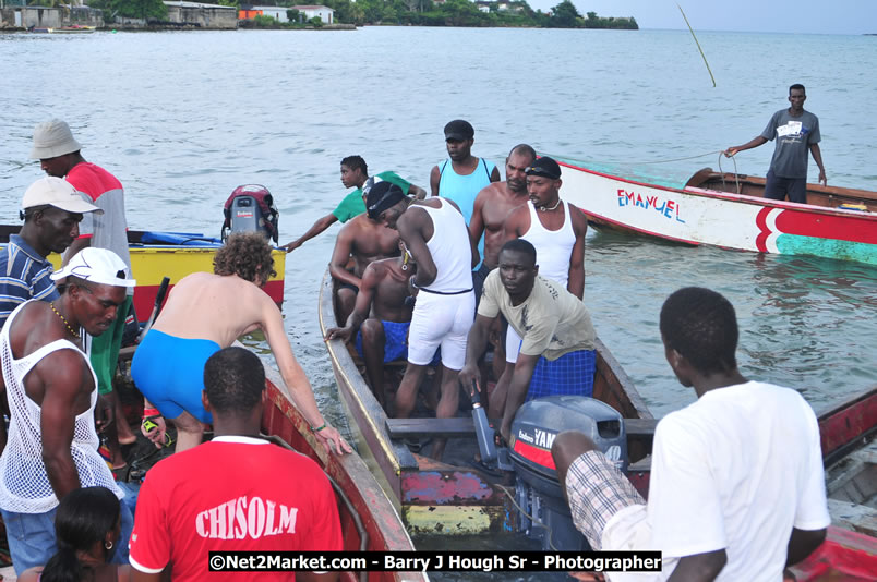 Lucea Cross the Harbour @ Lucea Car Park - All Day Event - Cross the Harbour Swim, Boat Rides, and Entertainment for the Family - Concert Featuring: Bushman, George Nooksl, Little Hero, Bushi One String, Dog Rice and many local Artists - Friday, August 1, 2008 - Lucea, Hanover Jamaica - Photographs by Net2Market.com - Barry J. Hough Sr. Photojournalist/Photograper - Photographs taken with a Nikon D300 - Negril Travel Guide, Negril Jamaica WI - http://www.negriltravelguide.com - info@negriltravelguide.com...!