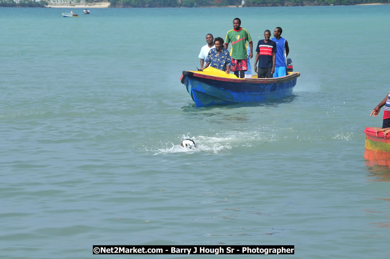 Lucea Cross the Harbour @ Lucea Car Park - All Day Event - Cross the Harbour Swim, Boat Rides, and Entertainment for the Family - Concert Featuring: Bushman, George Nooksl, Little Hero, Bushi One String, Dog Rice and many local Artists - Friday, August 1, 2008 - Lucea, Hanover Jamaica - Photographs by Net2Market.com - Barry J. Hough Sr. Photojournalist/Photograper - Photographs taken with a Nikon D300 - Negril Travel Guide, Negril Jamaica WI - http://www.negriltravelguide.com - info@negriltravelguide.com...!