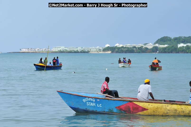 Lucea Cross the Harbour @ Lucea Car Park - All Day Event - Cross the Harbour Swim, Boat Rides, and Entertainment for the Family - Concert Featuring: Bushman, George Nooksl, Little Hero, Bushi One String, Dog Rice and many local Artists - Friday, August 1, 2008 - Lucea, Hanover Jamaica - Photographs by Net2Market.com - Barry J. Hough Sr. Photojournalist/Photograper - Photographs taken with a Nikon D300 - Negril Travel Guide, Negril Jamaica WI - http://www.negriltravelguide.com - info@negriltravelguide.com...!