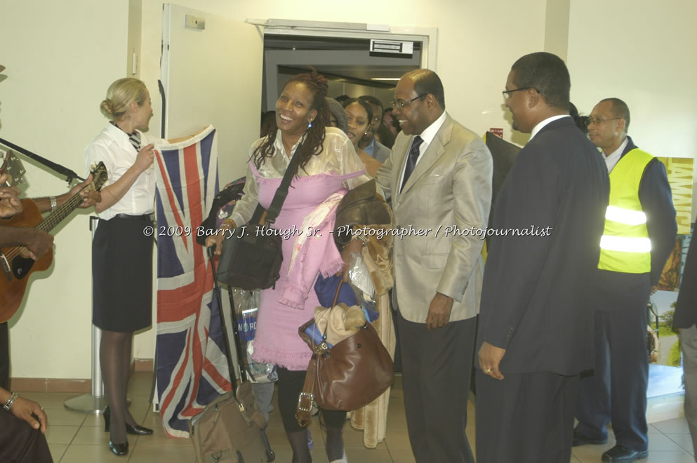  British Airways Inaugurates New Scheduled Service from London Gatwick Airport to Sangster International Airport, Montego Bay, Jamaica, Thursday, October 29, 2009 - Photographs by Barry J. Hough Sr. Photojournalist/Photograper - Photographs taken with a Nikon D70, D100, or D300 - Negril Travel Guide, Negril Jamaica WI - http://www.negriltravelguide.com - info@negriltravelguide.com...!