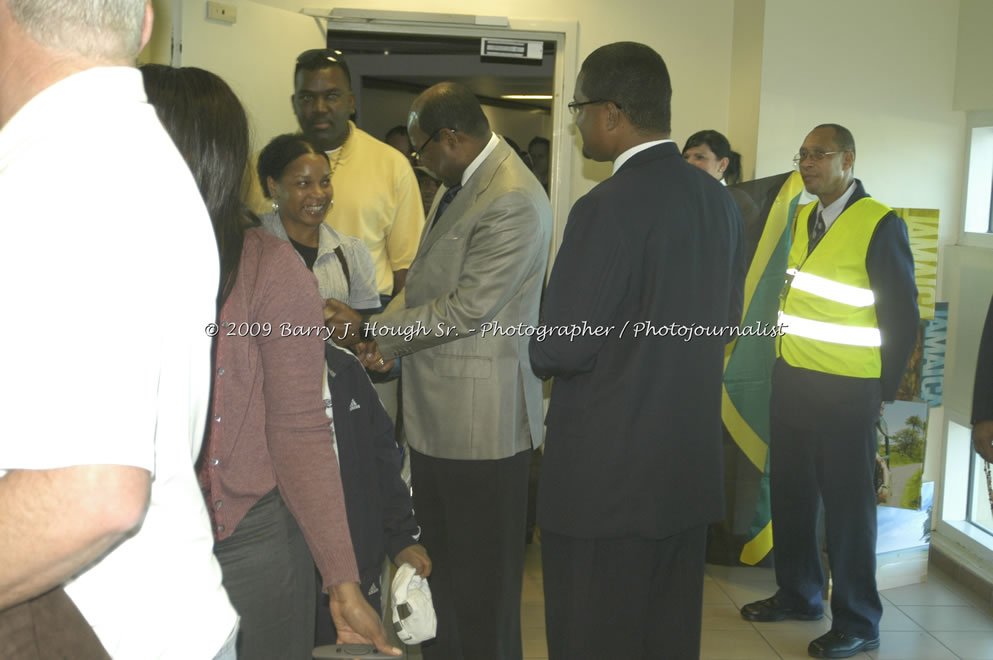  British Airways Inaugurates New Scheduled Service from London Gatwick Airport to Sangster International Airport, Montego Bay, Jamaica, Thursday, October 29, 2009 - Photographs by Barry J. Hough Sr. Photojournalist/Photograper - Photographs taken with a Nikon D70, D100, or D300 - Negril Travel Guide, Negril Jamaica WI - http://www.negriltravelguide.com - info@negriltravelguide.com...!