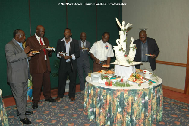 Red Cap Porters Awards - Minister of Tourism, Hon. Edmund Bartlett - Director of Tourism, Basil Smith - Friday, December 14, 2007 - Holiday Inn Sunspree, Montego Bay, Jamaica W.I. - Photographs by Net2Market.com - Barry J. Hough Sr, Photographer - Negril Travel Guide, Negril Jamaica WI - http://www.negriltravelguide.com - info@negriltravelguide.com...!