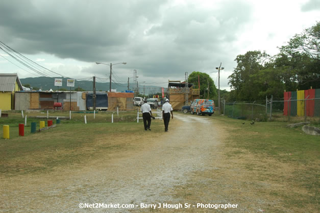 Venue Under Construction - Wednesday, July 18, 2007 - Red Stripe Reggae Sumfest at Catherine Hall, Montego Bay, St Jamaica, Jamaica W.I. - Negril Travel Guide.com, Negril Jamaica WI - http://www.negriltravelguide.com - info@negriltravelguide.com...!