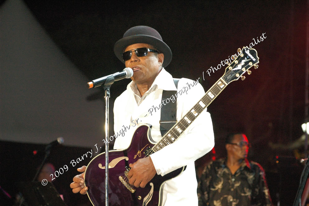 Tito Jackson @ Reggae Sumfest 2009 - International Night 2 - Tito Jackson, brother of the late King of Pop Michael Jackson performed live at Reggae Sumfest 2009. Reggae Sumfest 2009,Catherine Hall, Montego Bay, St. James, Jamaica W.I. - Saturday, July 25, 2009 - Reggae Sumfest 2009, July 19 - 25, 2009 - Photographs by Net2Market.com - Barry J. Hough Sr. Photojournalist/Photograper - Photographs taken with a Nikon D70, D100, or D300 - Negril Travel Guide, Negril Jamaica WI - http://www.negriltravelguide.com - info@negriltravelguide.com...!