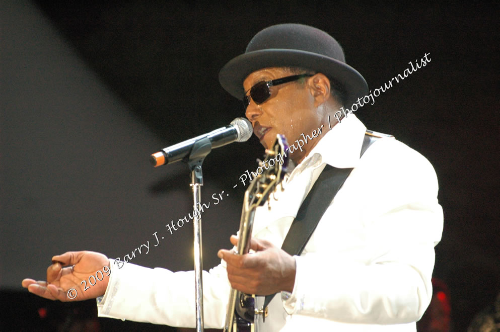 Tito Jackson @ Reggae Sumfest 2009 - International Night 2 - Tito Jackson, brother of the late King of Pop Michael Jackson performed live at Reggae Sumfest 2009. Reggae Sumfest 2009,Catherine Hall, Montego Bay, St. James, Jamaica W.I. - Saturday, July 25, 2009 - Reggae Sumfest 2009, July 19 - 25, 2009 - Photographs by Net2Market.com - Barry J. Hough Sr. Photojournalist/Photograper - Photographs taken with a Nikon D70, D100, or D300 - Negril Travel Guide, Negril Jamaica WI - http://www.negriltravelguide.com - info@negriltravelguide.com...!