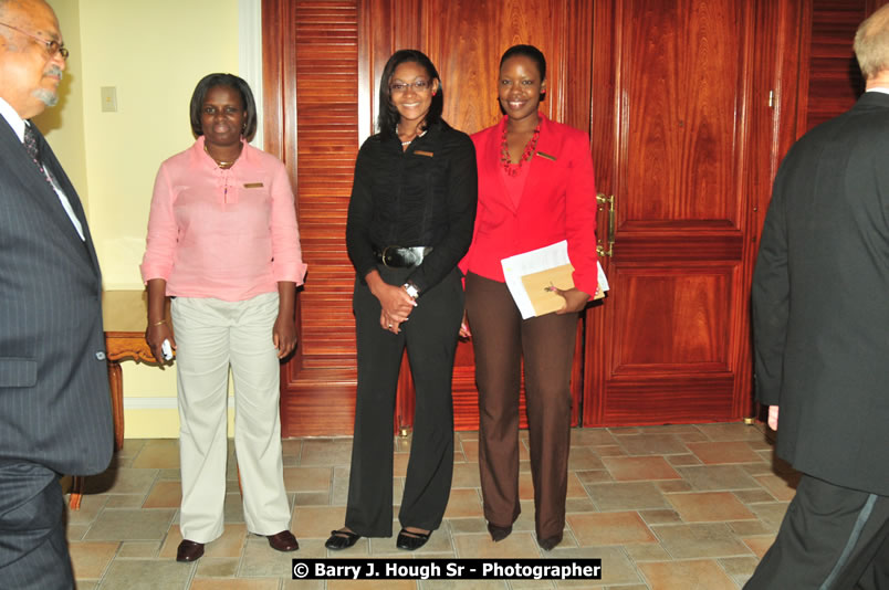 The Ministry of Tourism - Tourism Service Excellence Awards Ceremony held at the Ritz Carlton Rose Rall Golf and Spa Resort, Montego Bay on Friday, April 24, 2009 - Photographs by Net2Market.com - Barry J. Hough Sr. Photojournalist/Photograper - Photographs taken with a Nikon D300 - Negril Travel Guide, Negril Jamaica WI - http://www.negriltravelguide.com - info@negriltravelguide.com...!