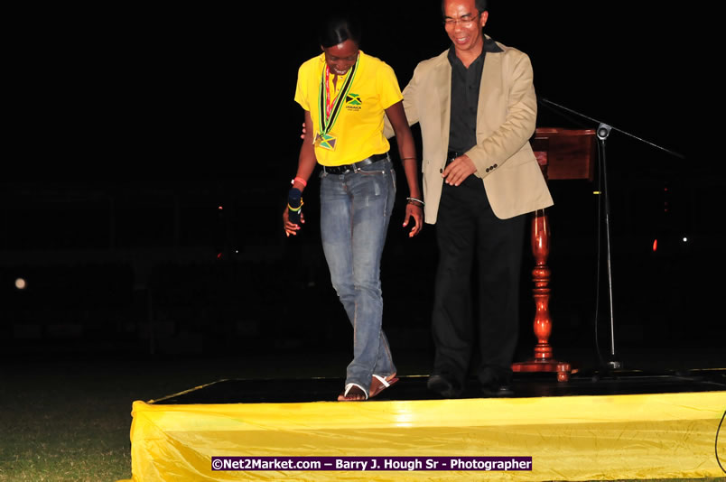 Jamaica's Athletes Celebration - Western Olympics Sports Gala & Trelawny Homecoming - Wednesday, October 8, 2008 - Photographs by Net2Market.com - Barry J. Hough Sr. Photojournalist/Photograper - Photographs taken with a Nikon D300 - Negril Travel Guide, Negril Jamaica WI - http://www.negriltravelguide.com - info@negriltravelguide.com...!