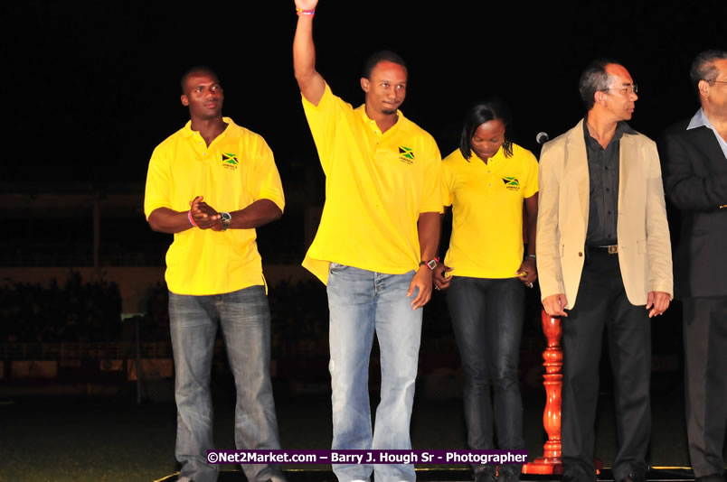 Jamaica's Athletes Celebration - Western Olympics Sports Gala & Trelawny Homecoming - Wednesday, October 8, 2008 - Photographs by Net2Market.com - Barry J. Hough Sr. Photojournalist/Photograper - Photographs taken with a Nikon D300 - Negril Travel Guide, Negril Jamaica WI - http://www.negriltravelguide.com - info@negriltravelguide.com...!