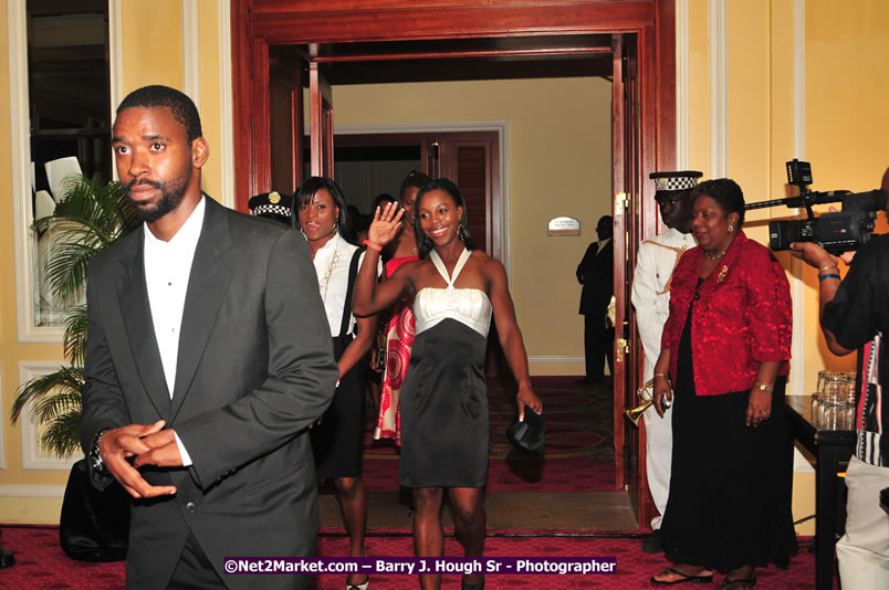 Jamaica's Olympic Athletes Reception at the Ritz Carlton - The City of Montego Bay Welcomes Our 2008 Olympians - Western Motorcade - Civic Ceremony - A Salute To Our Beijing Heros - Ritz Carlton Golf & Spa Resort, Montego Bay, Jamaica - Tuesday, October 7, 2008 - Photographs by Net2Market.com - Barry J. Hough Sr. Photojournalist/Photograper - Photographs taken with a Nikon D300 - Negril Travel Guide, Negril Jamaica WI - http://www.negriltravelguide.com - info@negriltravelguide.com...!